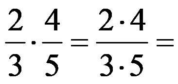Regel zum Multiplizieren von Brüchen